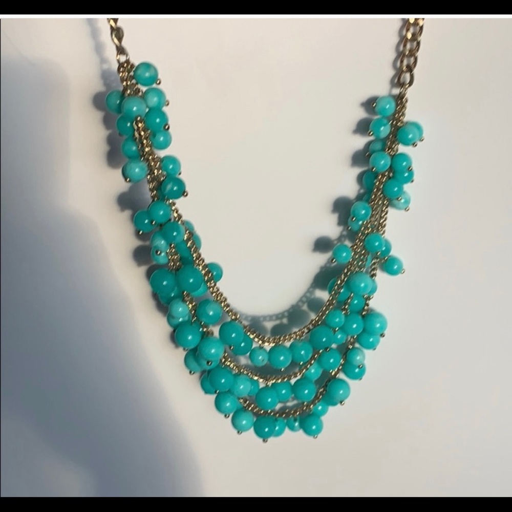 Beaded statement necklace